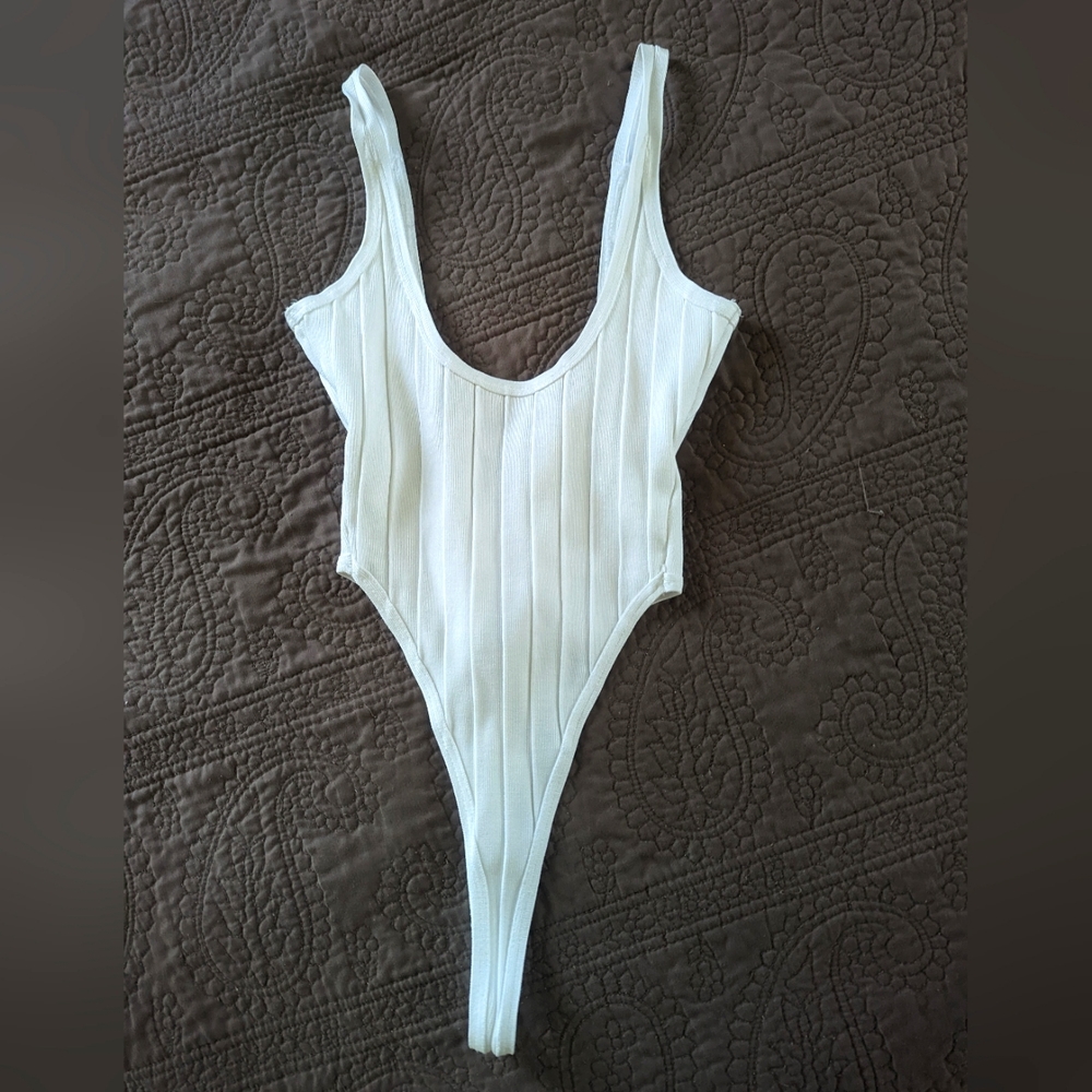 House of CB corset bodysuit XS perle